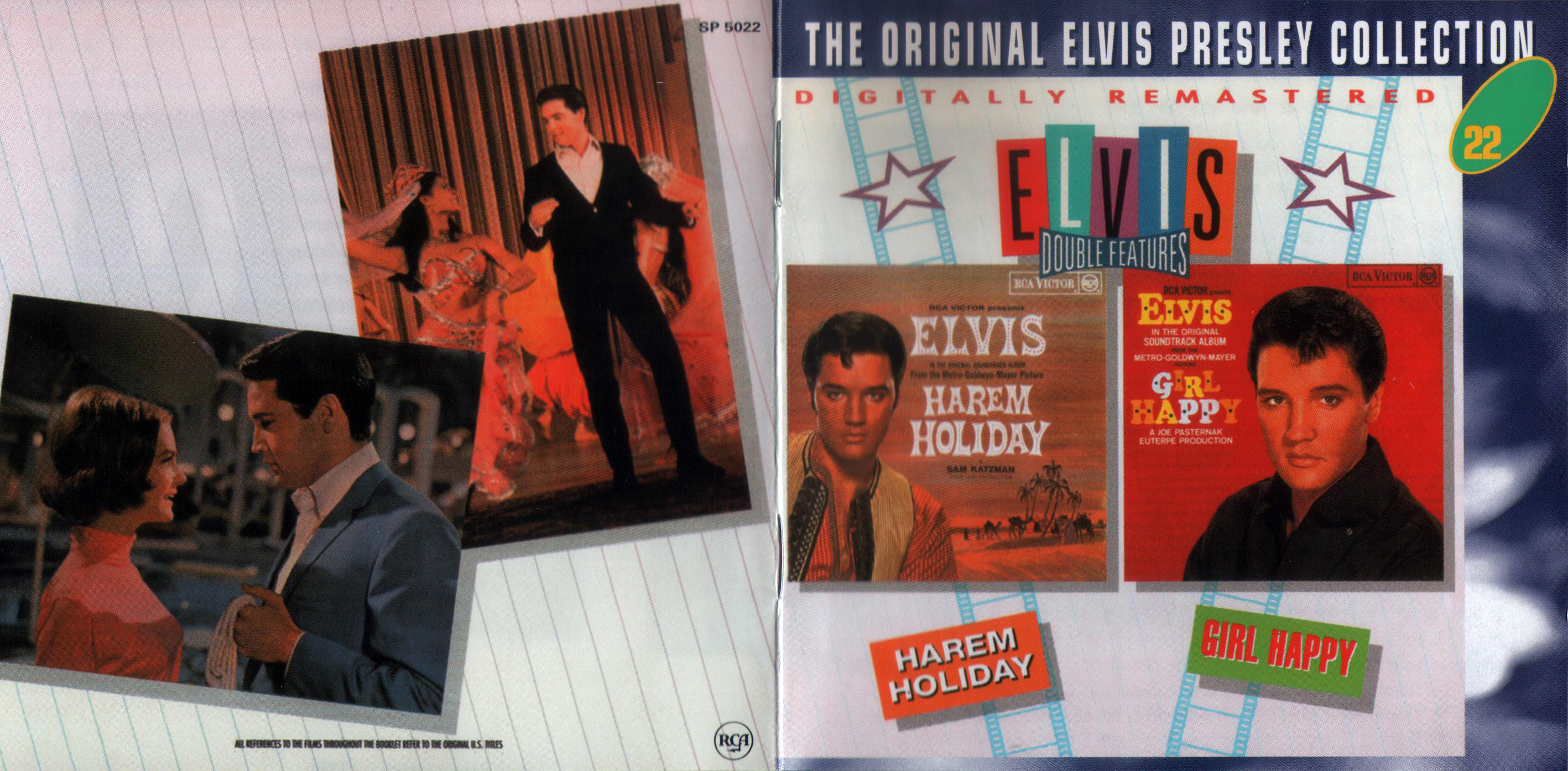 Elvis Presley  The Original Elvis Presley Collection 22; Girl Happy, Harem Holiday : Booklet